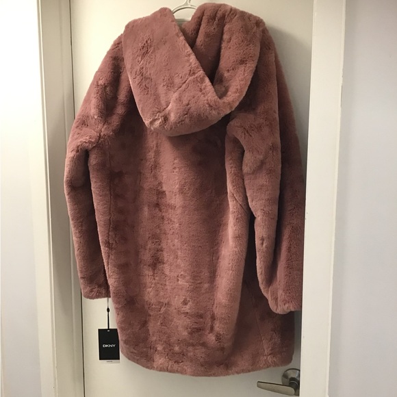 DKNY Faux fur coat - Picture 3 of 7